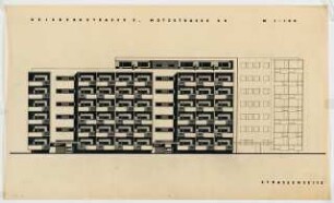Wohnhaus Geisbergstraße 1-2 / Motzstraße 40, Berlin-Schöneberg: Ansicht 1:100