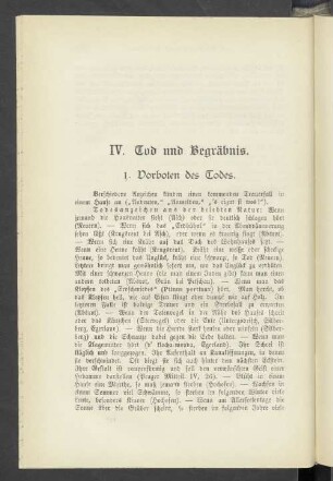 IV. Tod und Begräbnis