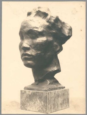Kopf Genius, 1927/28, Bronze