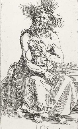 Der Schmerzensmann sitzend