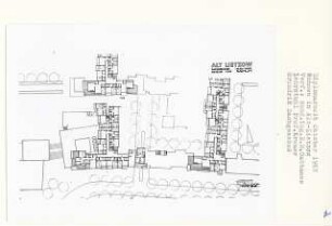 Wohnen in Alt-Lietzow, Berlin-Charlottenburg (Diplomarbeit bei Willy Kreuer): Grundriss Dachgeschoss 1:200