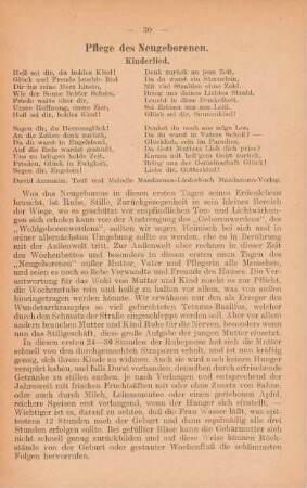 Pflege des Neugeborenen