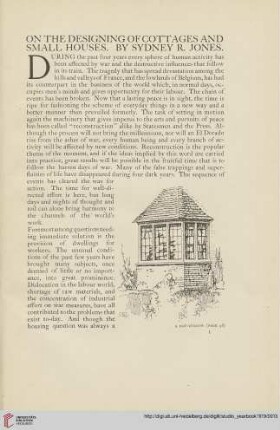 On the designing of cottages and small houses