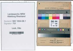 Entnazifizierung Otto Lock , geb. 09.10.1898 (Ingenieur)