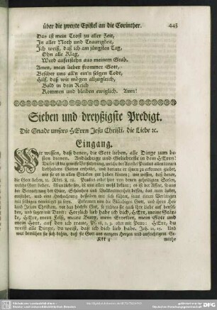 Sieben und dreyßigste Predigt