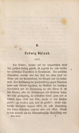Die politischen Lyriker unserer Zeit : ein Denkmal mit Portraits und kurzen historischen Charakteristiken
