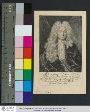 Adrianus Steger JCtus, S. Cæs: Maj: Com: Palatii et Consil: Reg: Pol: Elect: Sax: a Consil Aulæ et Jusit: Sacbinat: Electoral: Adsess: Consul Lipsiensis