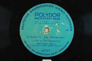 "Die Winterreise" : Mut / Schubert