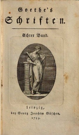 Goethe's Schriften, 8