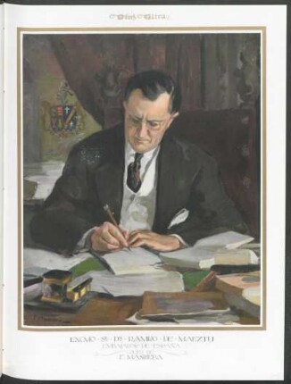 Excmo. Sr. Dn. Ramiro de Maeztu - embajador de España, óleo