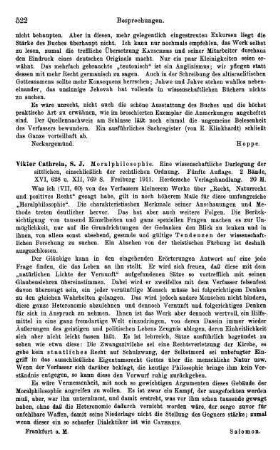 522, Viktor Cathrein, S. J. Moralphilosophie. Eine wissenschaftliche Darlegung der sittlichen, einschließlich der rechtlichen Ordnung. 1911