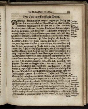 Der Vier und Dreissigste Articul