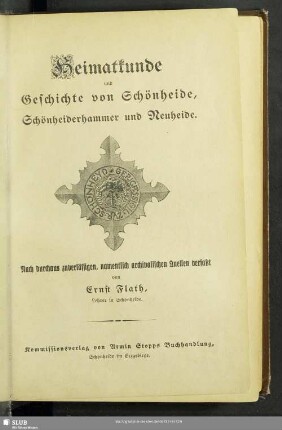 Heimatkunde und Geschichte von Schönheide, Schönheiderhammer und Neuheide