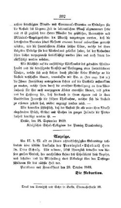 [Todesanzeige Dr. Otto Schulz]