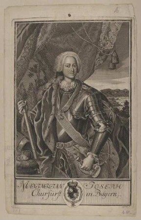 Bildnis des Maximilian Joseph, Churfürst in Bayern