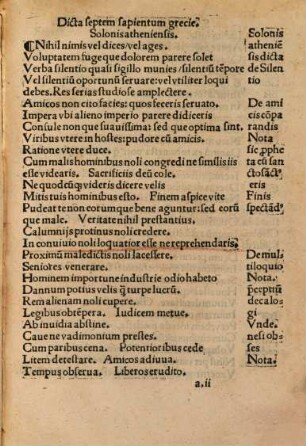 Dicta septem sapientium Graeciae
