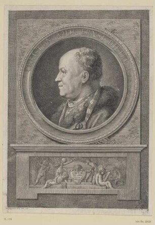 Bildnis des Christian Wilh: Ernst Dietrich