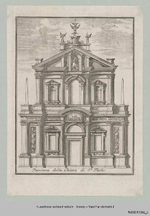 Veduten von Mailand : Ansicht von San Paolo Converso in Mailand