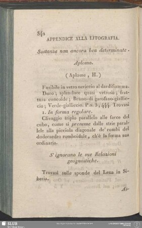 Appendice Alla Litografía
