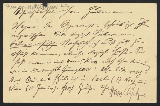Brief an Emil Gutmann, 14.09.1908