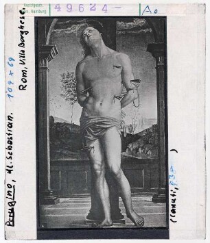 Pietro Perugino: Hl. Sebastian. Rom, Villa Borghese