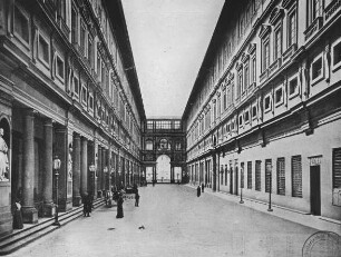 Florenz, Uffizien, Piazzale degli Uffizi; Vasari, Giorgio; Buontalenti, Bernardo; Parigi, Alfonso