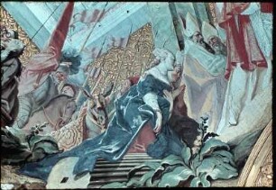 Der Heilige nimmt an der Kaiserkrönung Lothars II. teil