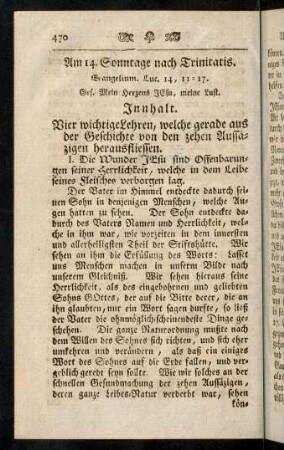 470-478, Am 14. Sonntage nach Trinitatis.