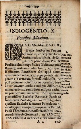 Epistola De suprema Rom. ecclesiae amplitudine