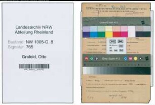 Entnazifizierung Otto Grafeld , geb. 01.02.1915 (Ingenieur)