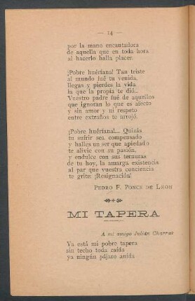 Mi tapera