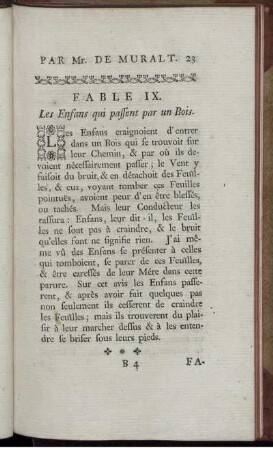 Fable IX. - Fable XVI.