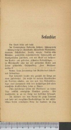Sedanfeier
