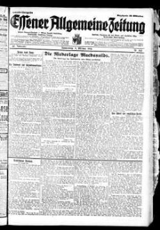 Essener allgemeine Zeitung. 1918-1943