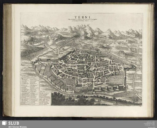 Terni. Ville de l'Etat de l'Eglise. Dans le Duché de Spoleto