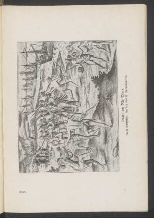Drake am Rio Plata. - [Illustration] : Nach Gottfried. Anfang des 17. Jahrhunderts.