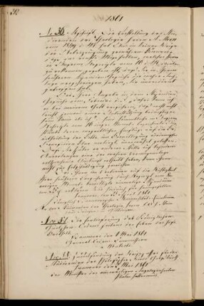 Einlieferung des Guelphen-Ordens durch die Nachkommen des Hofrats Berthold.