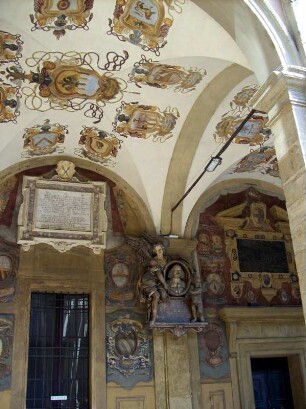 Bologna: Biblioteca Comunale dell´Archiginnasio (im Palazzo dell´ Archiginnasio)