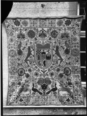 Kloster Lichtental Wandteppich mit badischem Wappen (um 1765)