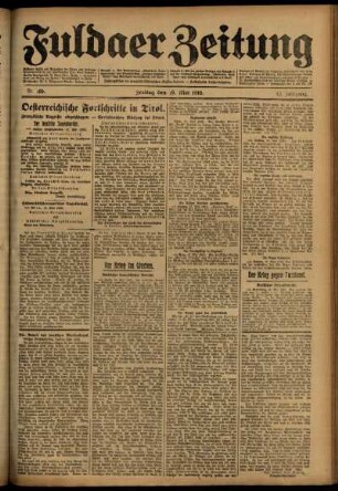 Ausgabe vom Freitag, den 19. Mai 1916.