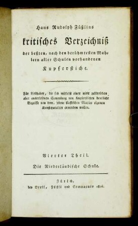 4: Die Niederländische Schule