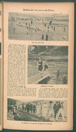 Baños de río cerca de París