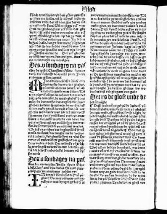 Des v sondaghes na paschen