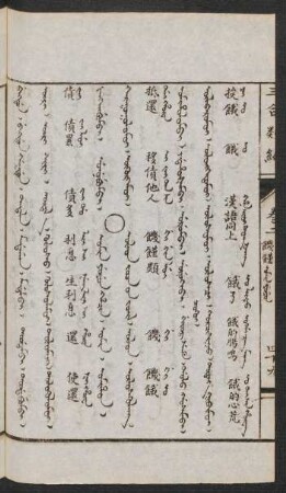 Omin yuyun hacin = Ölün jüd-ün jüil [Vuiluv jut uv jujil] = 饑饉類