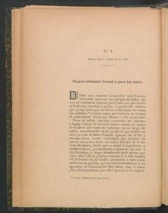 Extracto del n° 4 del periódico Ancieto el Gallo