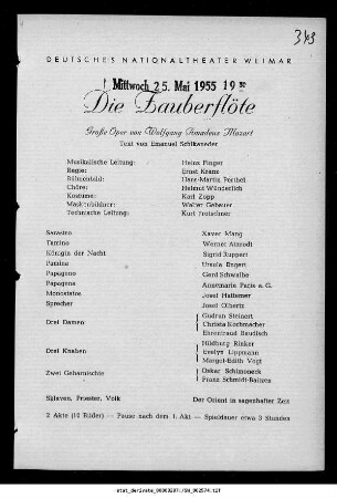 Die Zauberflöte