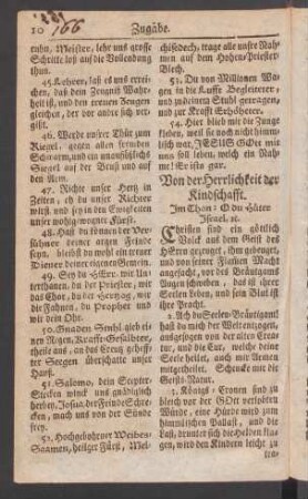 Von der Herrlichkeit der Kindschafft