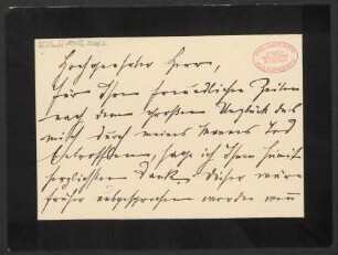Brief an B. Schott's Söhne : 11.05.1894