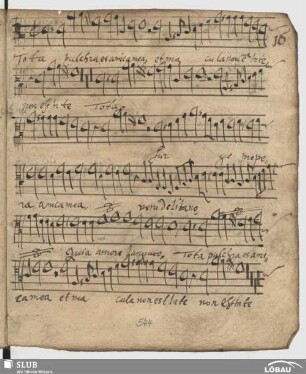 16. Gesius, Bartholomäus: Tota pulchra es
