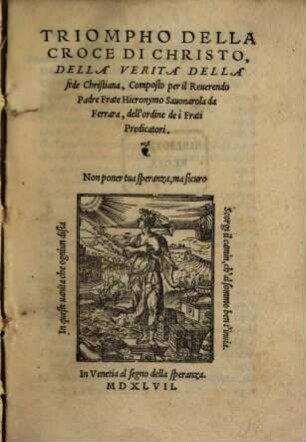 Triompho della croce di Christo
